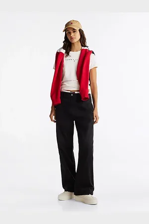 Tommy Hilfiger Mia Mid Rise Relaxed Straight Trousers