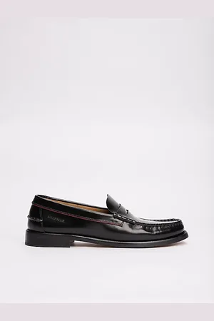 Tommy Hilfiger Debossed Logo Patent Leather Loafers