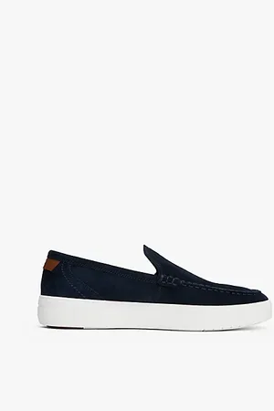 Tommy Hilfiger Signature Slip-On Suede Loafers