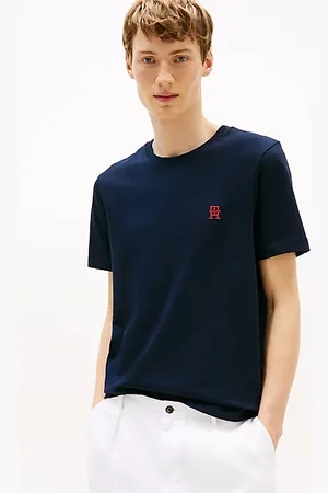 Tommy Hilfiger Contrast TH Monogram Embroidery T-Shirt