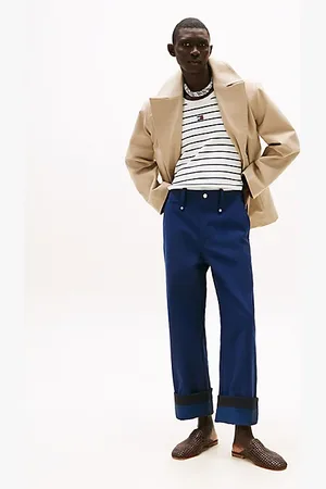 Tommy Hilfiger The Runway Collection Oversized Double Breasted Peacoat