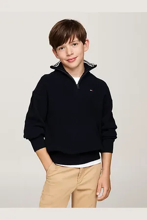 Tommy Hilfiger Quarter-Zip Turtleneck Jumper