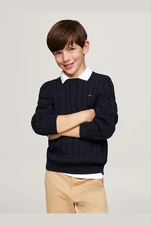 Tommy Hilfiger Cable Knit Crew Neck Jumper