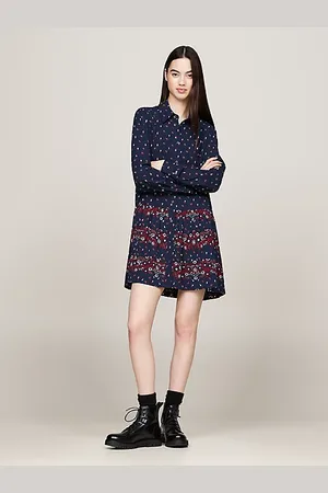 Tommy Hilfiger Floral Mini Shirt Dress