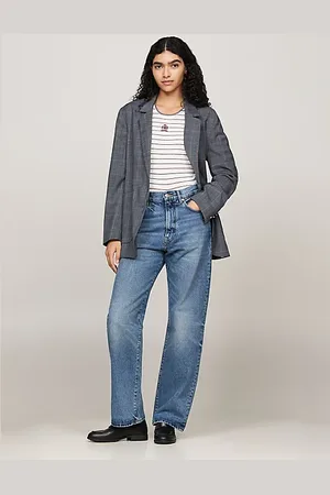 Tommy Hilfiger Crest Check Single Breasted Blazer
