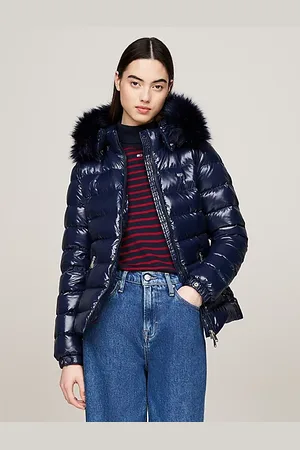 Tommy Hilfiger Faux Fur Hood Down Puffer Jacket