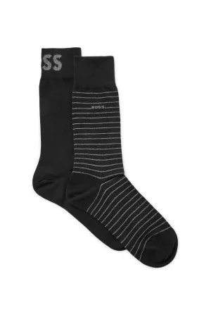 HUGO BOSS Strumpor 2P RS Marc CC Socks Svart Strl 39/42