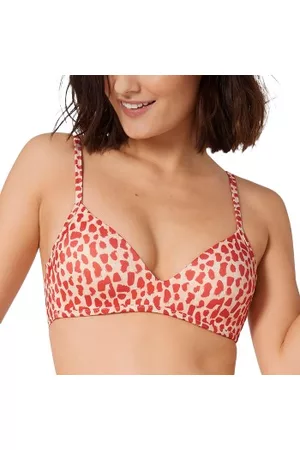 Sloggi Koh Tachai Padded Bikini Bralette Röd/Vit Large Dam