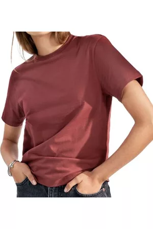 Bread & Boxers Bread and Boxers T-Shirt Classic Vinröd ekologisk bomull Small Dam
