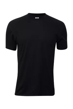 Dovre Singel Jersey T-Shirt Svart bomull Large Herr