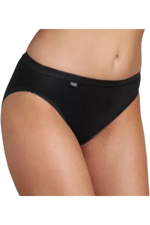 Sloggi Trosor Basic Tai Svart bomull 36 Dam