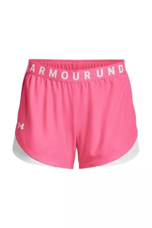 Under Armour Play Up Shorts 3.0 Mörkrosa polyester Large Dam