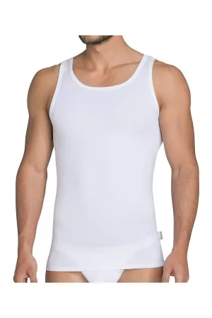 Sloggi For Men Basic Vest Vit bomull Small Herr