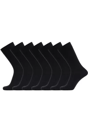 Dovre Strumpor 7P Bamboo Socks Svart Strl 45/48 Herr