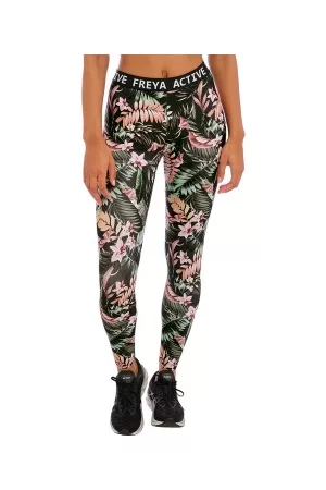 Freya Ecosculpt Leggings Svart mönstrad Large Dam