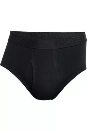 Dovre Kalsonger Brief With Fly Svart bomull Large Herr