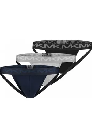 Michael Kors Kalsonger 3P Basic Jock Strap Marin bomull Large Herr