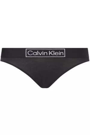Calvin Klein Trosor Reimagined Heritage Thong Svart Large Dam