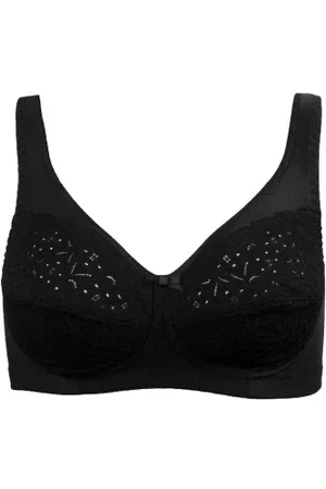 Damella BH Classic Soft Lace Bra Svart A 75 Dam