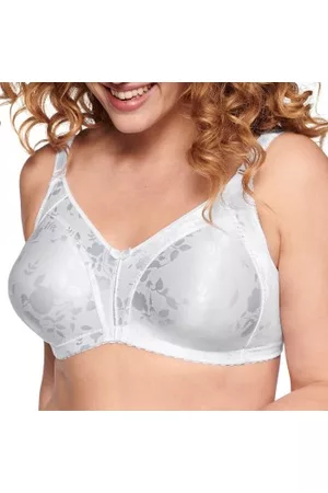 NATURANA BH Heritage Minimizer Soft Bra Floral Vit polyamid B 75 Dam