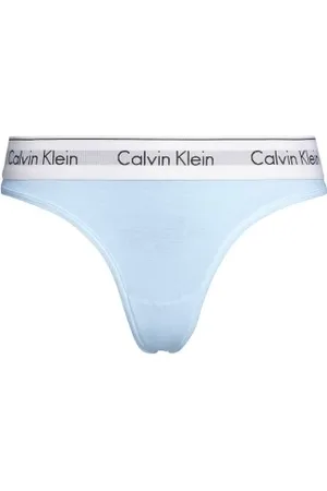 Calvin Klein Trosor Modern Cotton Thong Ljusblå Large Dam