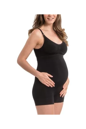 Magic Trosor Mommy Supporting Short Svart polyamid Large Dam