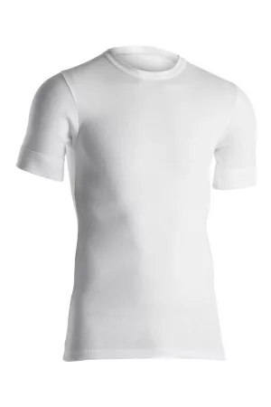 Dovre Rib T-Shirt Vit bomull Large Herr