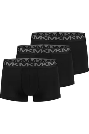 Michael Kors Kalsonger 3P Basic Cotton Stretch Trunk Svart bomull Medium Herr