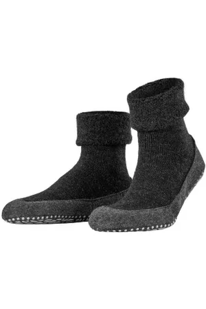 Falke Falke Strumpor Cosyshoe Adult Antracit ull Strl 41/42 Herr