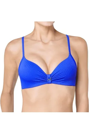 Sloggi Swim WOW Comfort Mellow CTOP Blå B 36 Dam