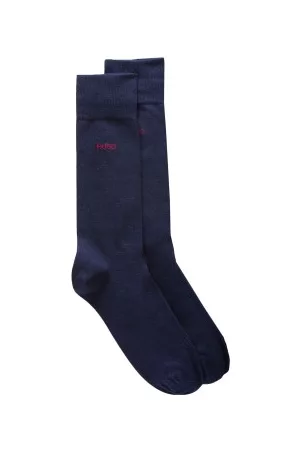 HUGO BOSS Strumpor 2P Crew Sock Mörkblå Strl 39/42