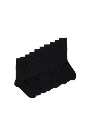 HUGO BOSS Strumpor 5P RS Uni Color CC Socks Svart Strl 39/42