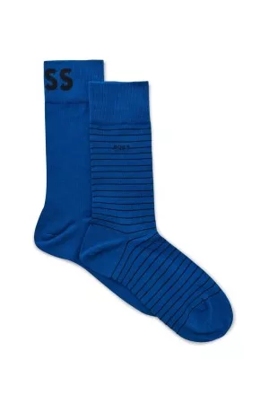 HUGO BOSS Strumpor 2P RS Marc CC Socks Blå Strl 39/42