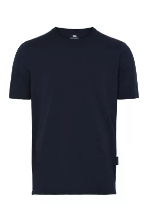 Dovre Organic Wool Crew Neck T-shirt Marin merinoull Large Herr