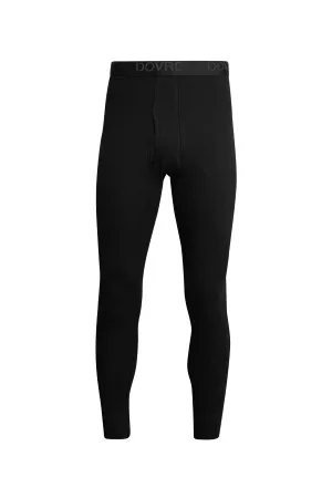 Dovre Long Johns Svart bomull Large Herr