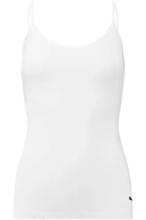 PUMA Everyday Spaghetti Top Vit Large Dam