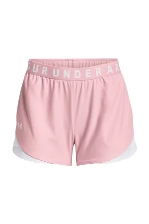 Under Armour Play Up Shorts 3.0 Rosa/Vit polyester Large Dam
