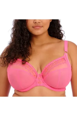 Elomi BH Energise Underwire Sport Support Bra Rosa Mönstrad E 85