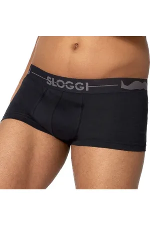 Sloggi Kalsonger 2P Men GO Movember Hipster Svart/Vit bomull Large Herr