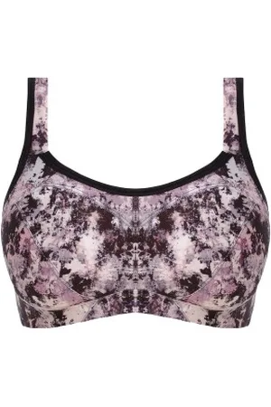 Freya BH High Octane Underwired Sports Bra Lila Mönster D 80 Dam