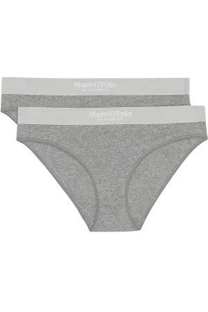 Marc O’ Polo Marc O Polo Casual Brief Trosor 2P Grå bomull Large Dam