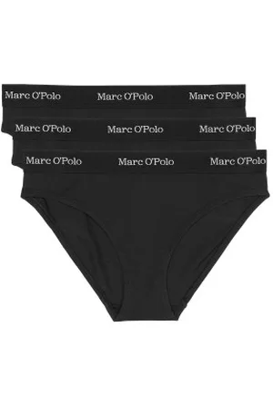 Marc O’ Polo Marc O Polo Bottom Briefs Trosor 3P Svart bomull Large Dam
