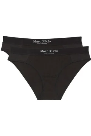 Marc O’ Polo Marc O Polo Casual Brief Trosor 2P Svart bomull Large Dam