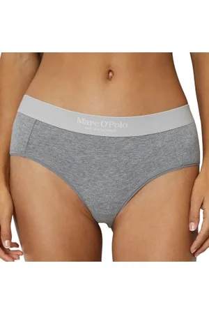 Marc O’ Polo Marc O Polo Hipster Panties Trosor 2P Grå bomull Large Dam