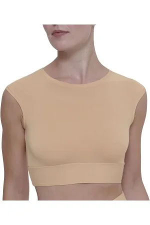 Sloggi GO Allround Crop Top Beige One Size Dam