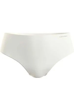 Calvin Klein Trosor Invisibles High Rise Thong Benvit Large Dam