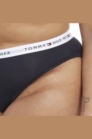 Tommy Hilfiger Trosor Curve Icons Logo Waistband Brief Mörkblå 3XL Dam