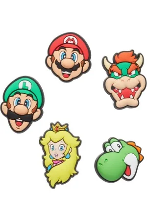 Crocs 5P Jibbitz Super Mario Flerfärgad One Size Barn