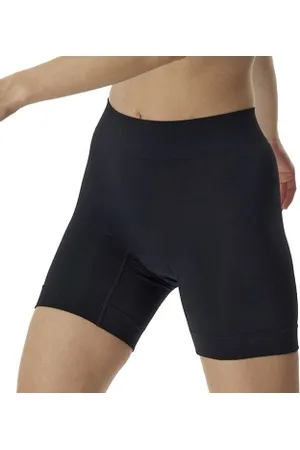 Schiesser Women Biker Shorts Svart polyamid 3XL Dam