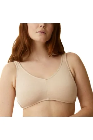 NATURANA BH Classics Cotton Soft Bra Beige bomull B 80 Dam